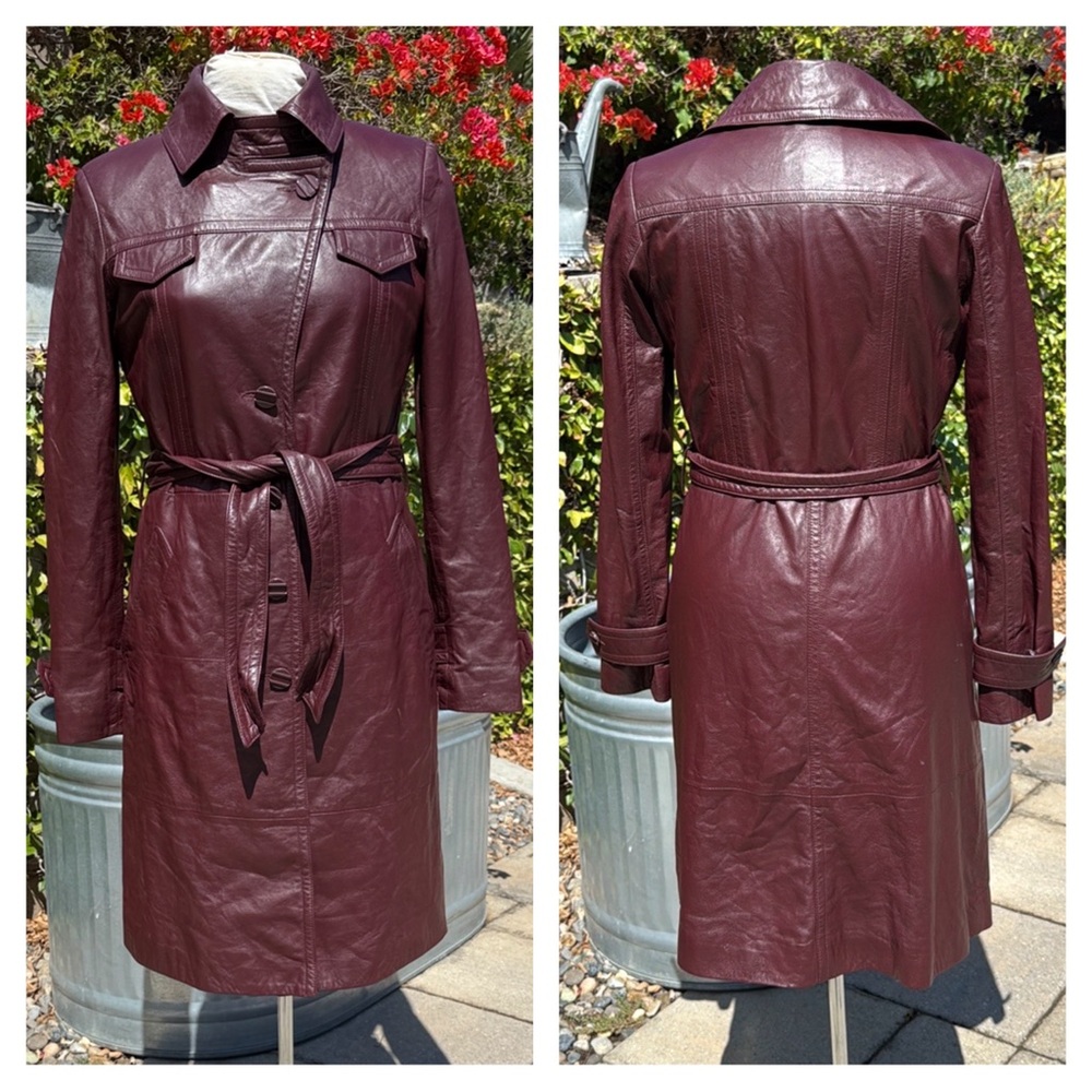 L.A.M.B. Fall 2007 leather trench coat